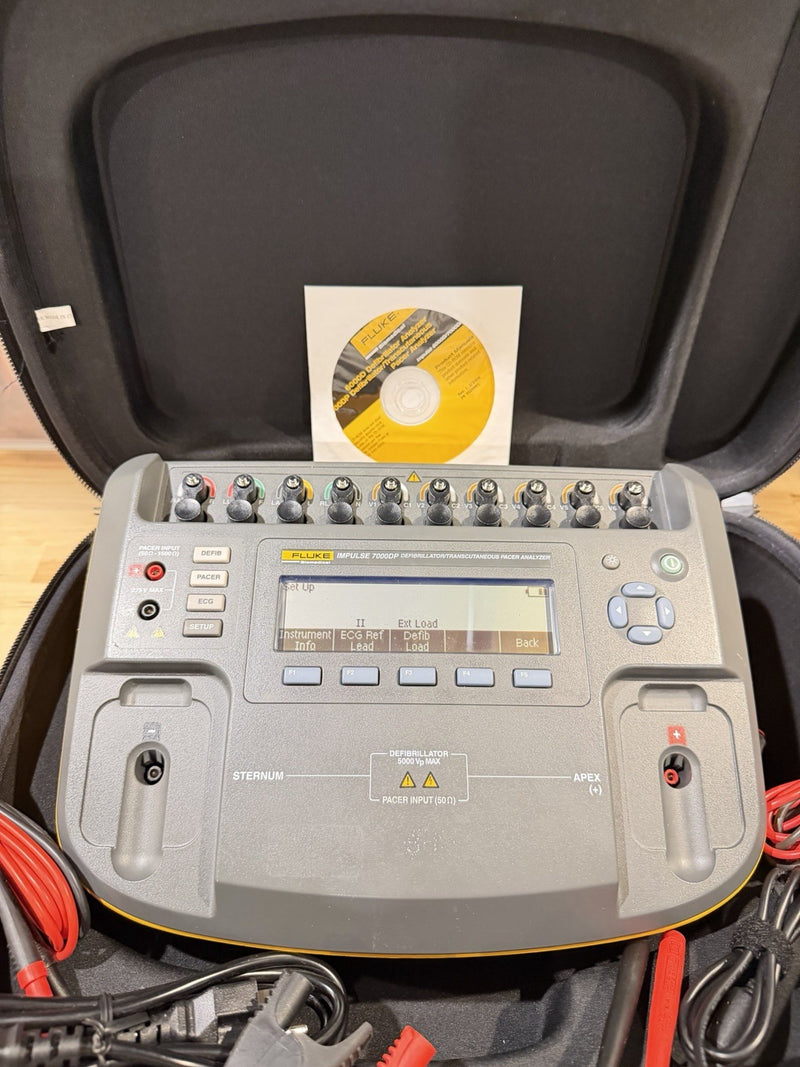 FLUKE IMPULSE 7000DP ANALYZER WITH LEADS & CHARGER TESTED