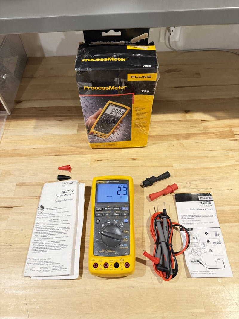 FLUKE 789 PROCESSMETER MFD-2026 CALIBRATED 2026 /SHIPS FAST NEW