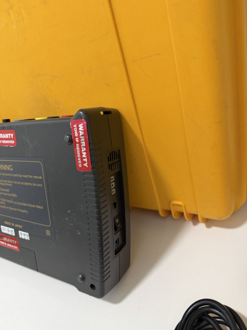 HIOKI 3196 POWER QUALITY ANALYZER WITH PROBES & LEADS TESTEE