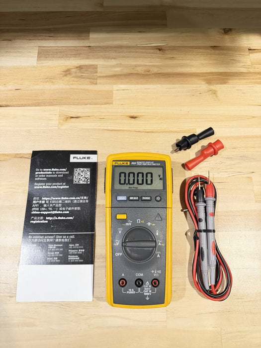 FLUKE 233 REMOTE DISPLAY AUTOMOTIVE DIGITAL  MULTIMETER (FREE SHIPPING)