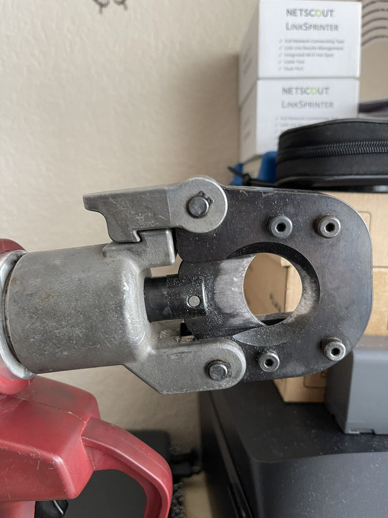 BURNDY PATCUT129LI HYDRAULIC CABLE WIRE CUTTER CU AL ACSR REBAR GROUND ROD GUY