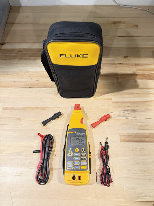 FLUKE 772 MILLIAMP PROCESS CLAMP WITH LEADS & CLIPS TESTED