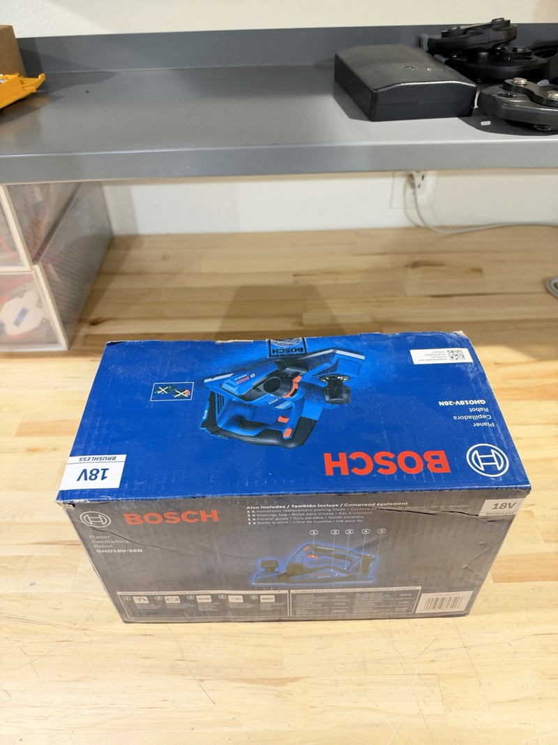 BOSCH GHO18V-26N 18V 3-1/4" HANDHELD PLANER (TOOL ONLY) NEW SEALED