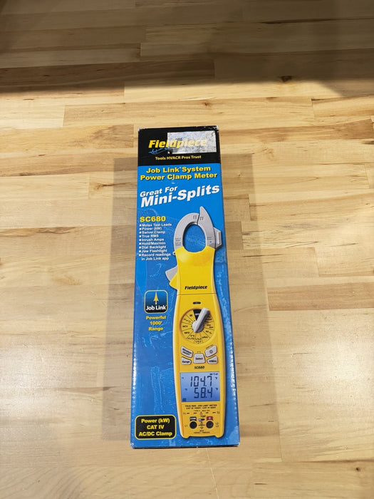 FIELDPIECE SC680 TRUE RMS JOB LINK METER (NEW FACTORY SEALED) FREE SHIPPING
