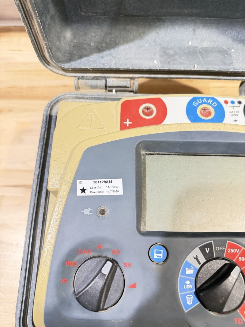 MEGGER MIT525 5-KV INSULATION RESISTANCE TESTER FOR PARTS