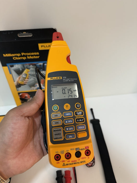 FLUKE 773 MILLIAMP PROCESS CLAMP/NEW SEALED (MFD-2024) - FREE SHIPPING