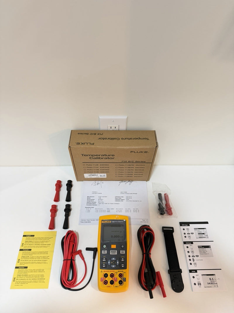 FLUKE 712B RTD CALIBRATOR MFD 2025 CALIBRATED 2025