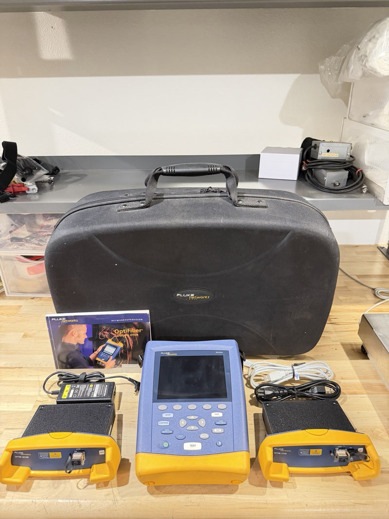 FLUKE NETWORKS OPTIFIBER WITHOFTM-5610B & OFTM-5730 TESTED
