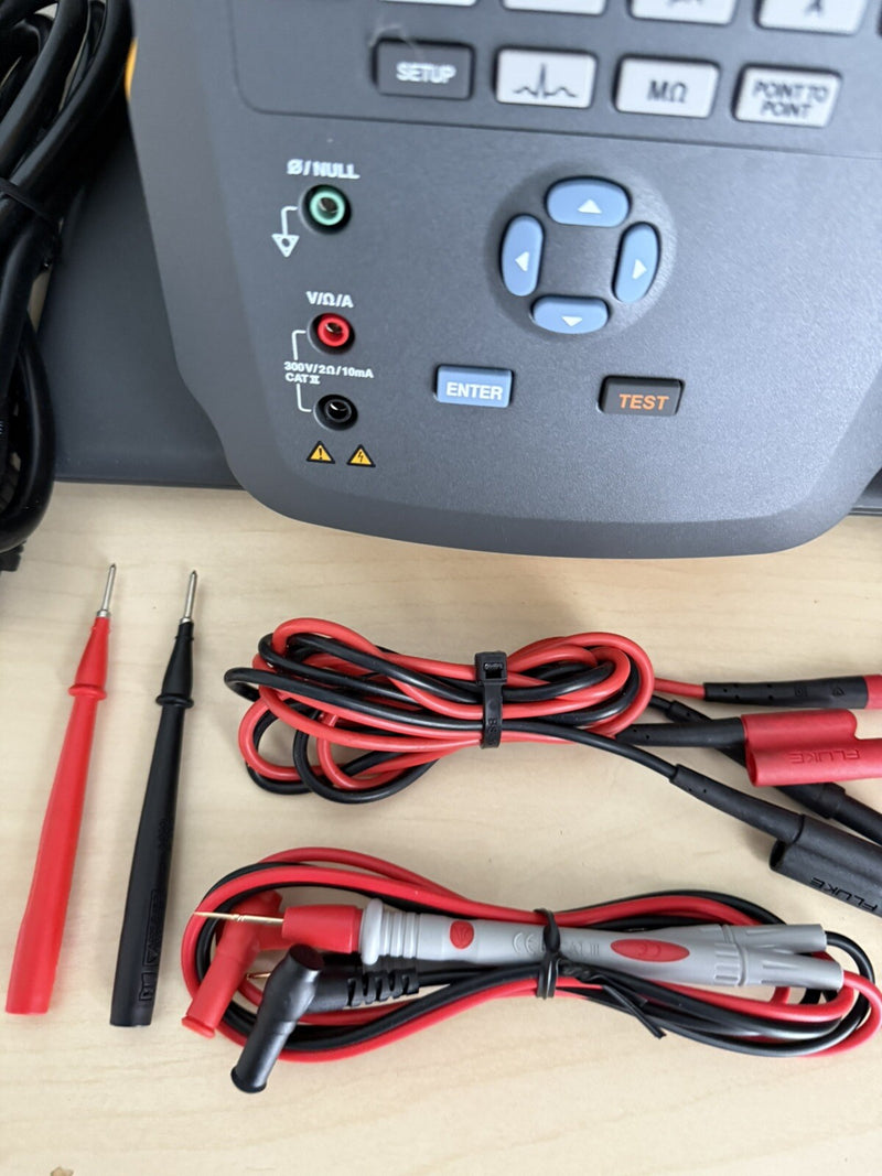 FLUKE ESA615 EU 230V ELECTRICAL SAFETY ANALYZER CALIBRATED 2024