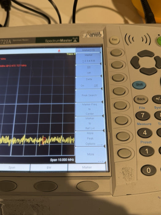 ANRITSU MS2721A SPECTRUM MASTER ANALYZER  W/ CHARGER & MANUAL (TESTED)SHIPS FREE