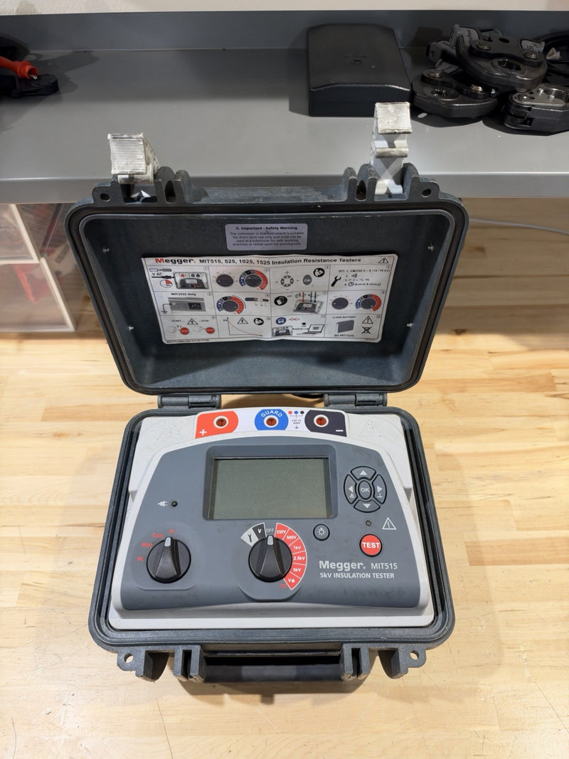 MEGGER MIT515 5KV INSULATION TESTER (PARTS ONLY) FOR PARTS