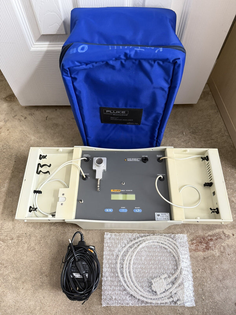 FLUKE BIOMEDICAL INCU INCUBATOR ANALYZER WITH SENSOR CALIBRATED 2024