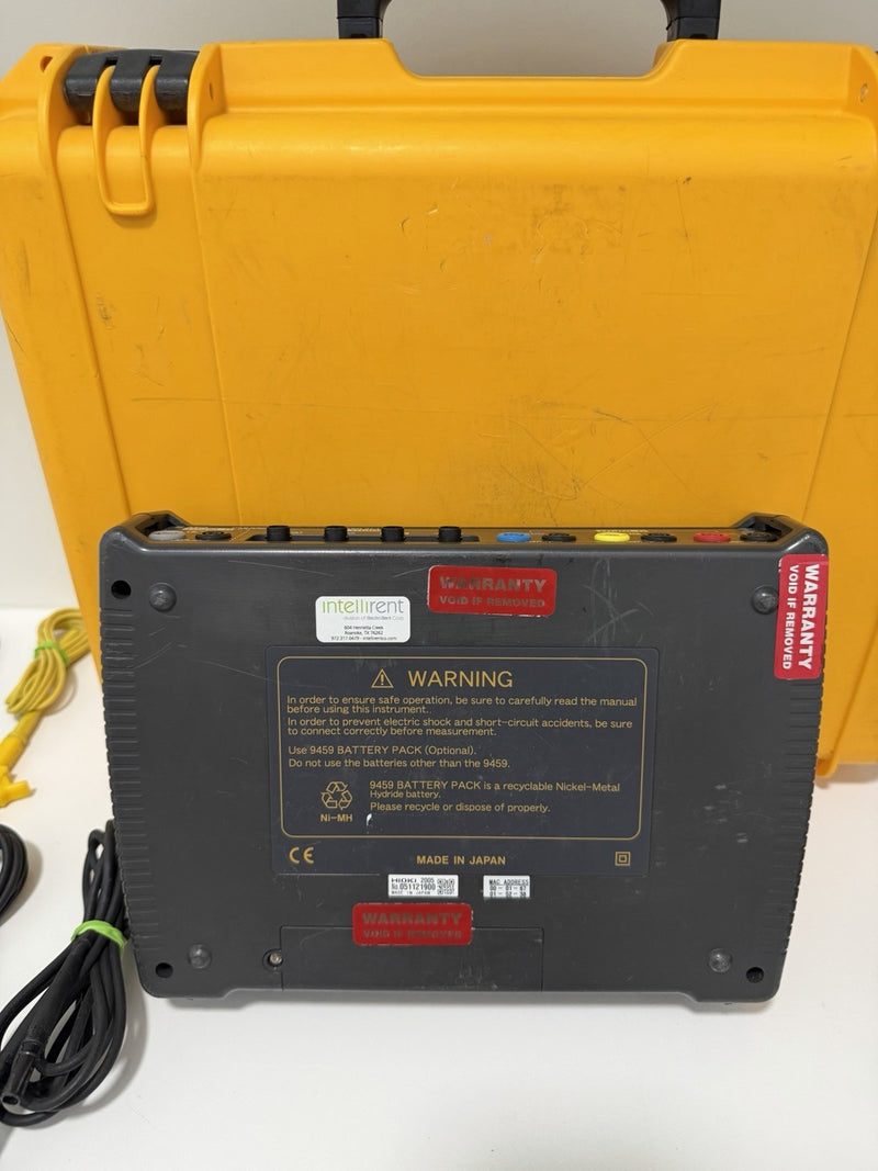 HIOKI 3196 POWER QUALITY ANALYZER WITH PROBES & LEADS TESTEE