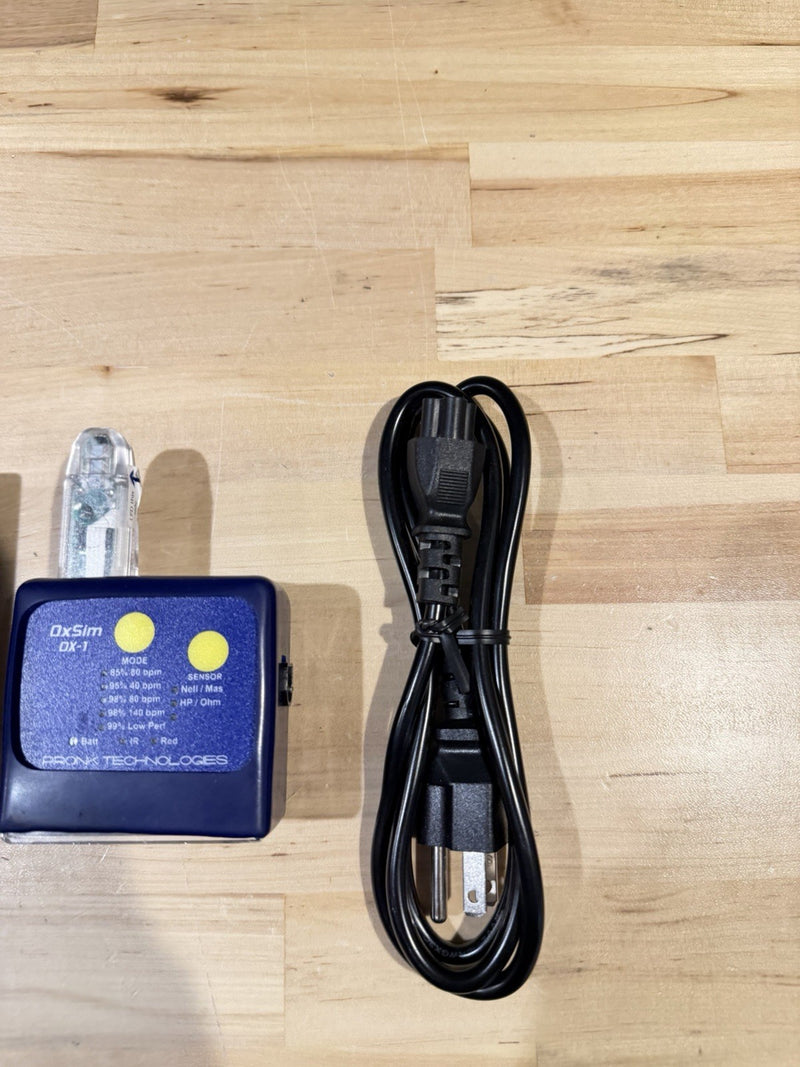 OXSIM OX-1 PULSE OXIMETER SIMULATOR WITH CHARGER TESTED