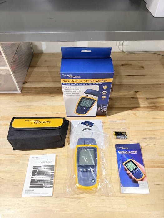 FLUKE NETWORKS MICROSCANNER 2 CABLE VERIFIER