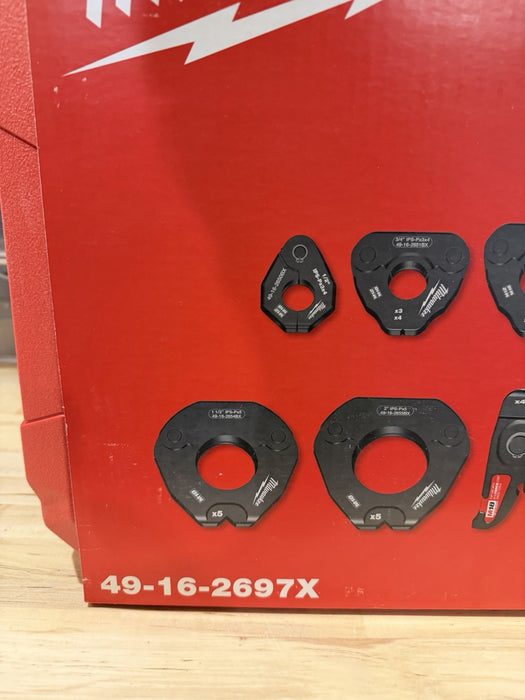 MILWAUKEE 49-16-2697X  1/2”-2” IPS-P PIVOTING PRESS RING KIT -NEW FACTORY SEALED