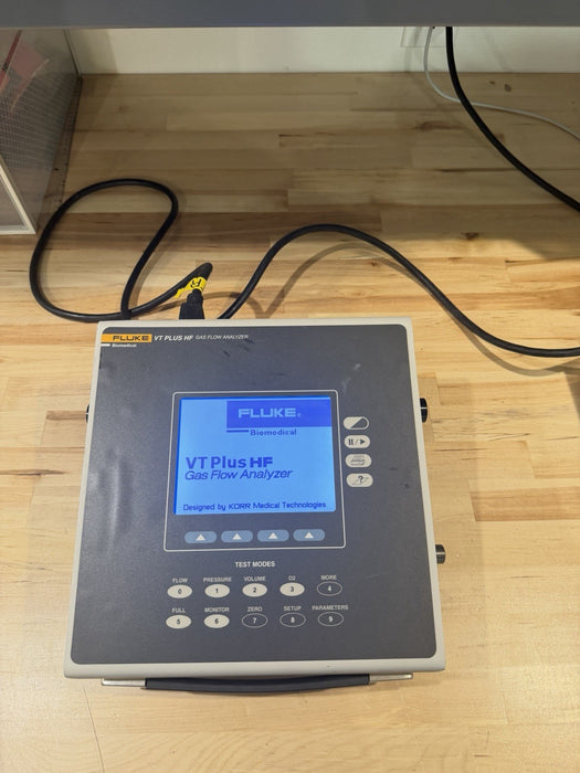 FLUKE VT PLUS HF GAS FLOW ANALYZER W / BAG & CHARGER (TESTED) SHIPS FAST