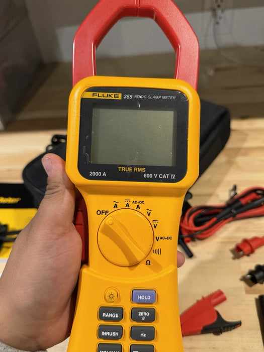 FLUKE 355 AC/DC CLAMP METER 2000A TESTED NEW CALIBRATED 2024