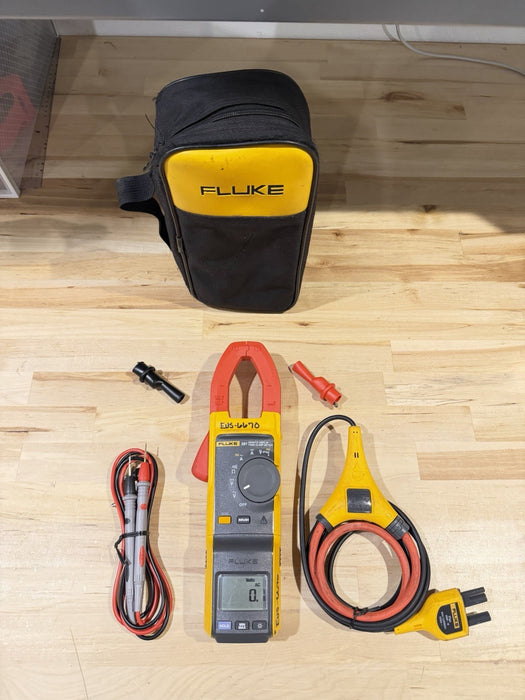 FLUKE 381 REMOTE DISPLAY TRUE RMS AC/DC CLAMP METER W / iFLEX (FREE SHIPPING)