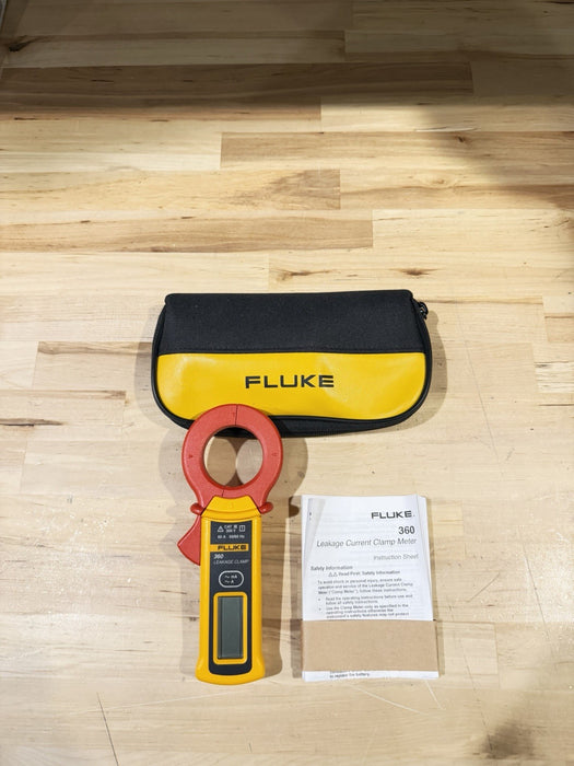 FLUKE 360 AC LEAKAGE CURRENT CLAMP METER TESTED RARE