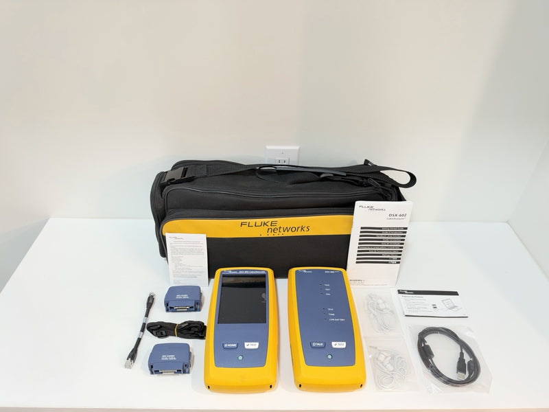 FLUKE NETWORKS DSX-602 PRO 500MHZ CABLE ANALYZER V2 W/ WIFI - SHIPS FREE NEW