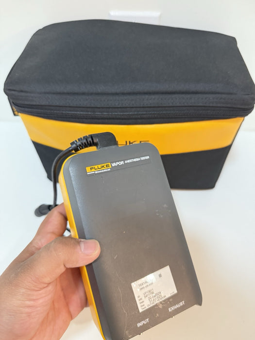 FLUKE BIOMEDICAL VAPOR ANESTHESIA TESTER W/BAG (CALIBRATED 2025) TESTED
