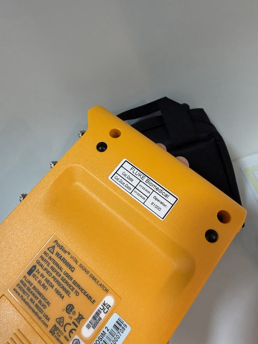 FLUKE BIOMEDICAL PROSIM 2 VITAL SIGNS SIMULATOR W/ CHARGEE (CALIBRATED 2026) NEW