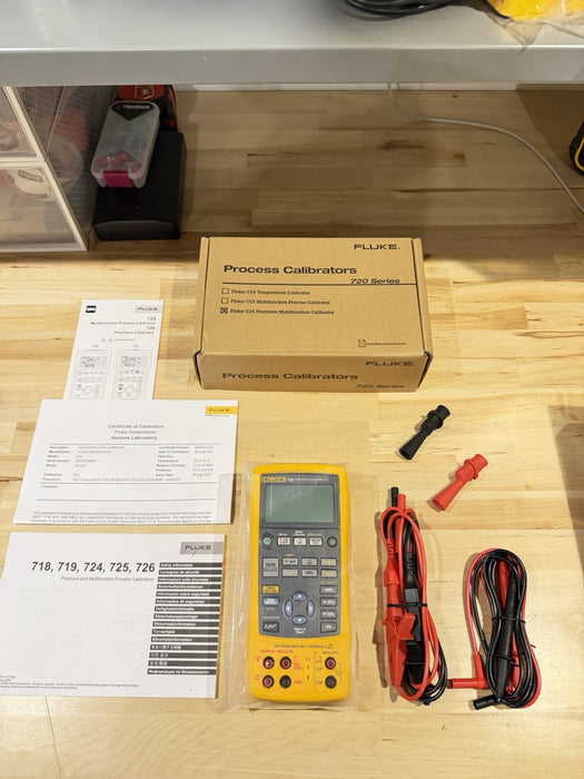 FLUKE 726 PRECISION MULTIFUNCTION CALIBRATOR MFG-2025 CALIBRATED 2025 NEW