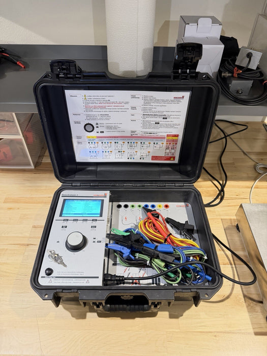 SCHLEICH MOTORANALYZER 2 W/ LEADS & CHARGER (TESTED) FREE SHIPPING