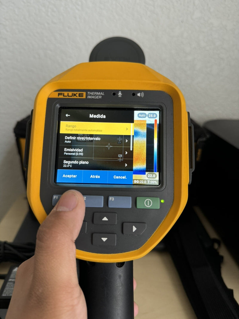 FLUKE TI401-PRO 60HZ 640 X 480 INFD THERMAL IMAGING CAMERA IR RARE