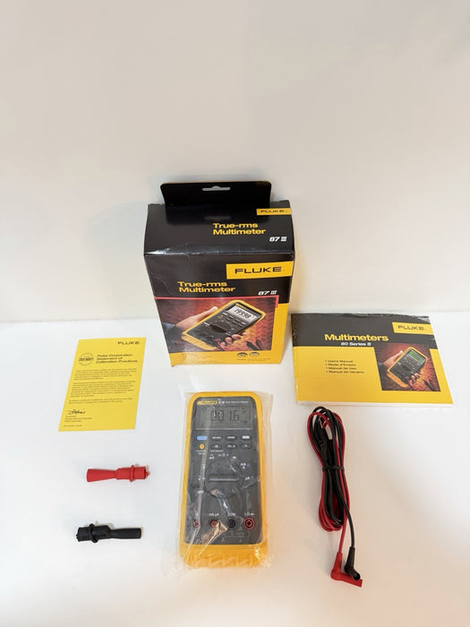 FLUKE 87 III TRUE RMS MULTIMETER (NEW FACTORY SEALED) TESTED - FREE SHIPPING