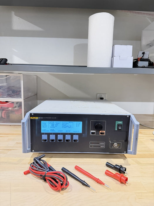FLUKE QA-ES II ELECTROSURGERY ANALYZER W/ LEADS & CLIPS (TESTED) FREE SHIPPING
