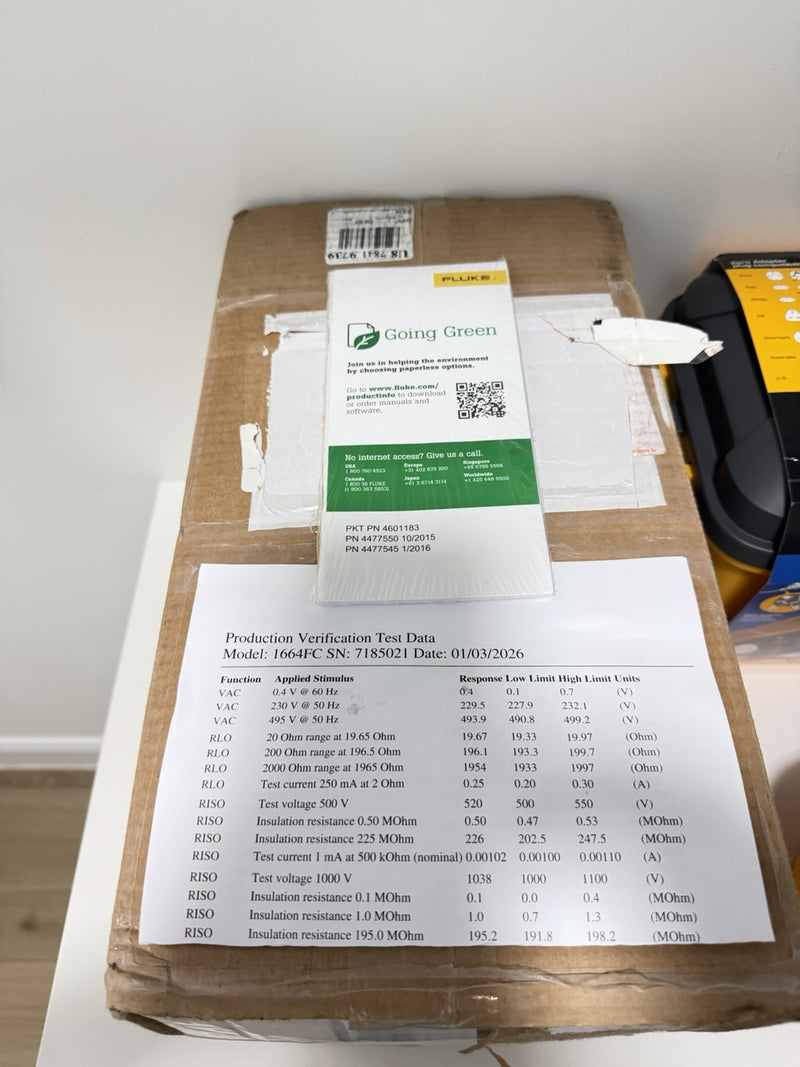 FLUKE 1664 FC US MULTIFUNCTION INSTALLATION TESTER (CALIBRATED 2026) NEW