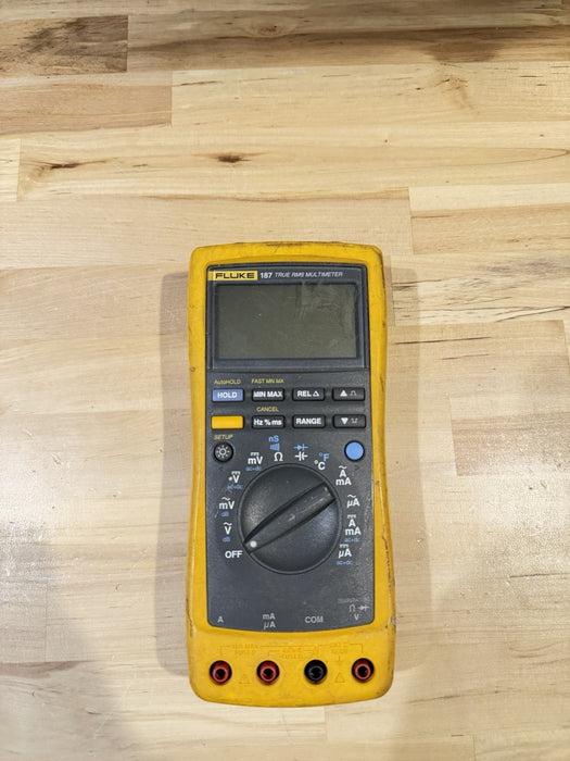 FLUKE 187 TRUE RMS MULTIMETER FOR PARTS