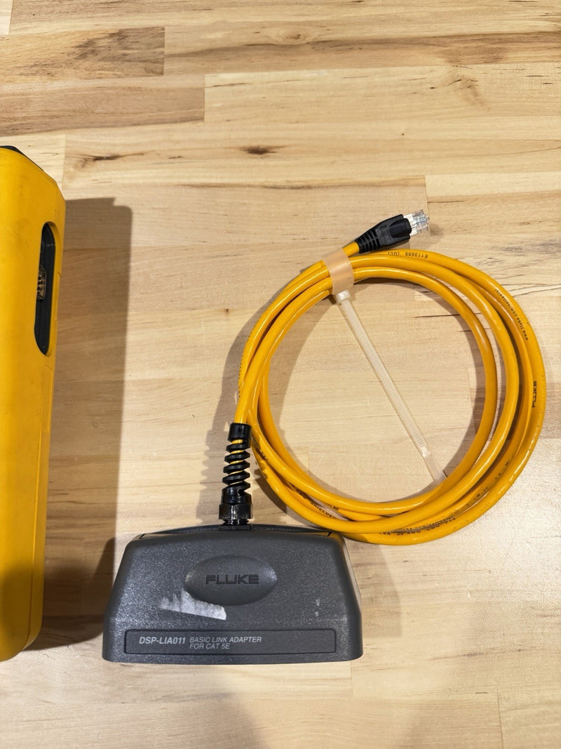 FLUKE NETWORKS DSP-4000SR SMART REMOTE WITHDSP-LIA012 ADAPTER TESTED