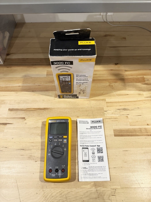 FLUKE 3000 FC WIRELESS DIGITAL MULTIMETER FOR PARTS