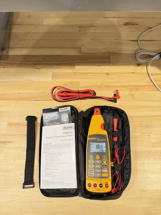 FLUKE 773 MILLIAMP PROCESS CLAMP (TESTED) NEW FREE SHIPPING