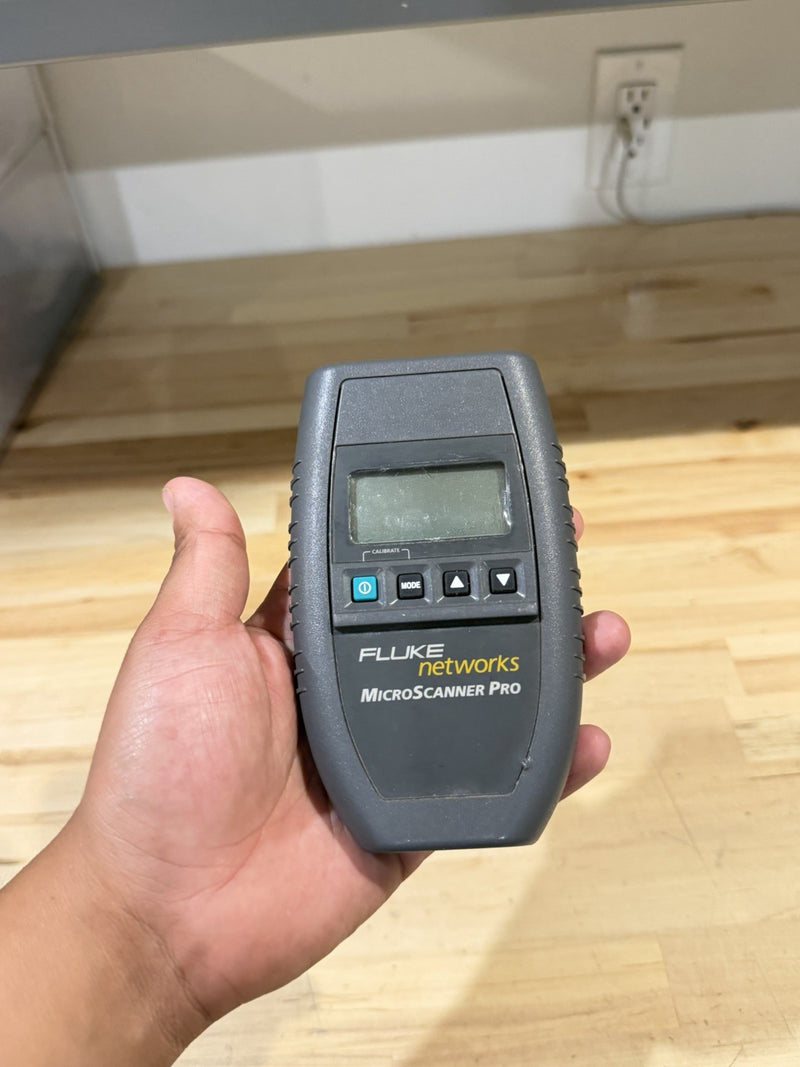 FLUKE NETWORKS MICROSCANNER PRO CABLE VERIFIER TESTED