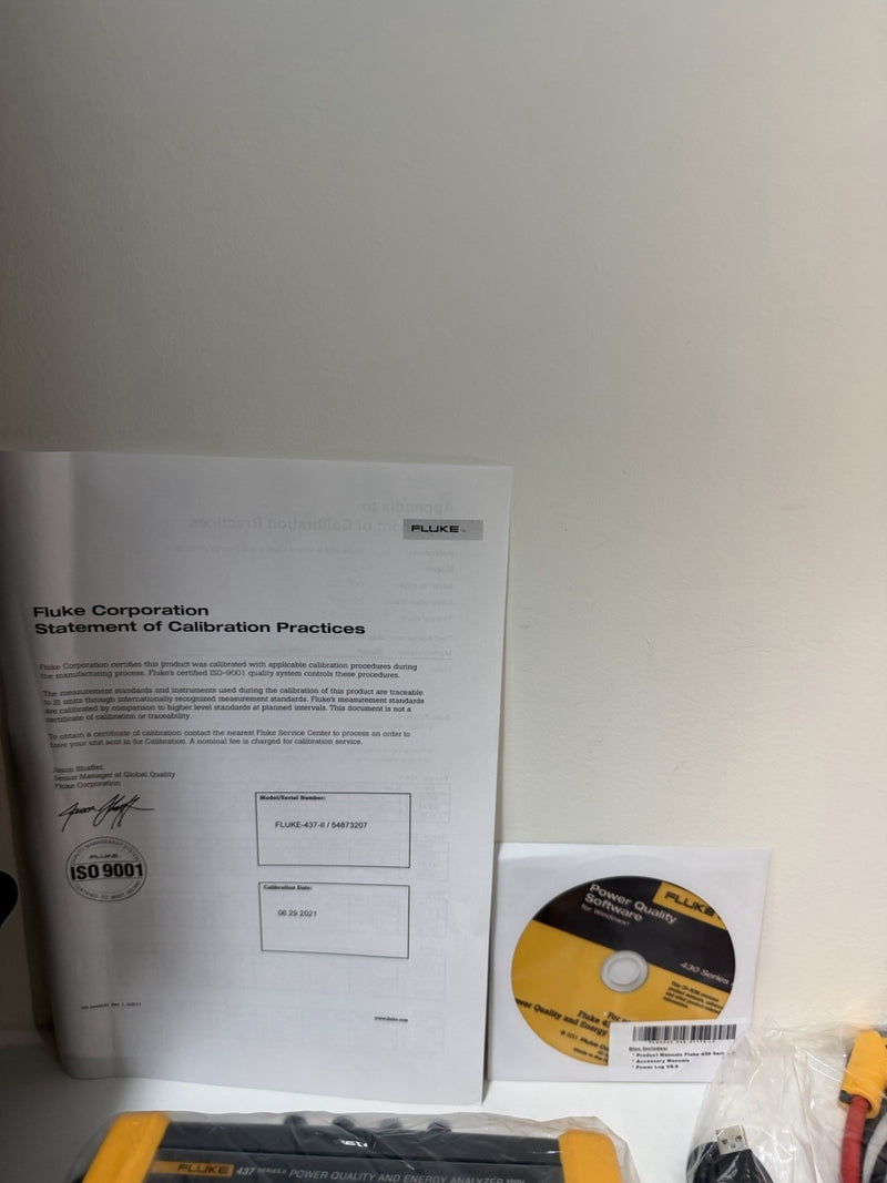 FLUKE 437 II POWER QUALITY & ENERGY ANALYZER