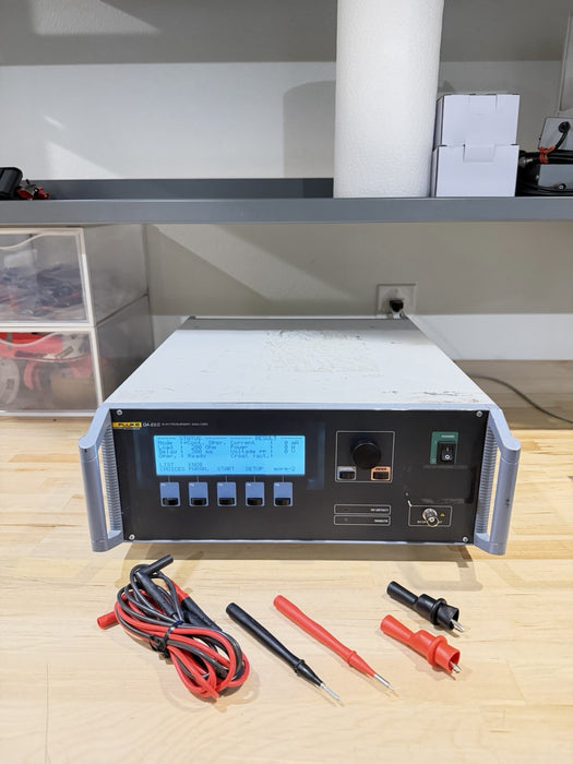 FLUKE QA-ES II ELECTROSURGERY ANALYZER W/ LEADS & CLIPS (TESTED) FREE SHIPPING