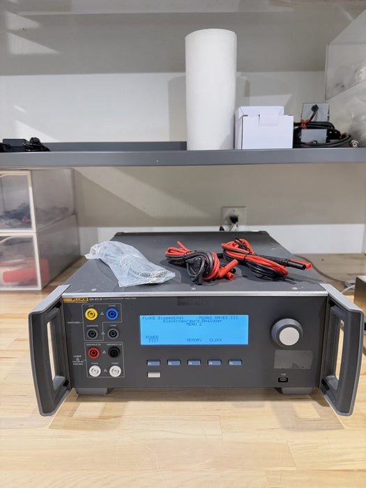 FLUKE BIOMEDICAL QA-ES III ELECTROSURGERY ANALYZER W/LEADS (TESTED)FREE SHIPPING