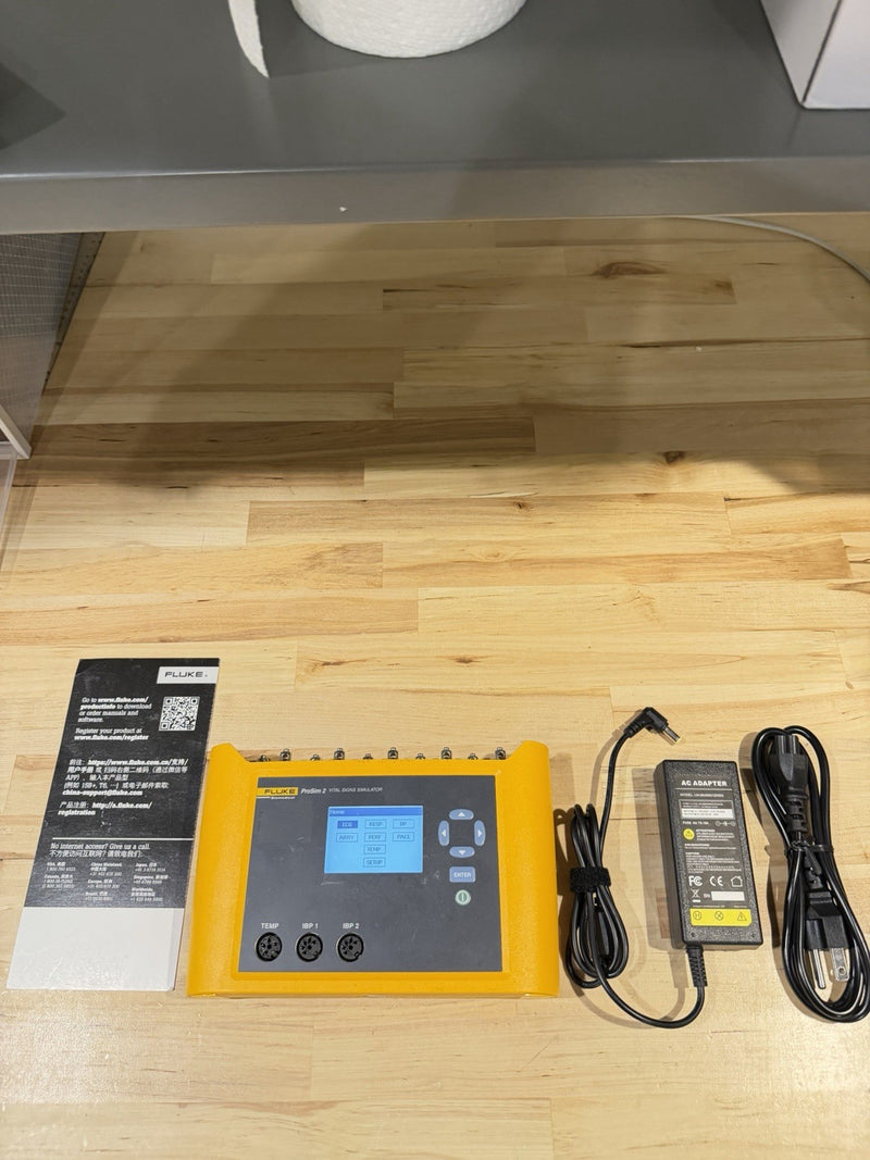 FLUKE BIOMEDICAL SPOT LIGHT SPO2 FUNCTIONAL TESTER WITH CHARGER