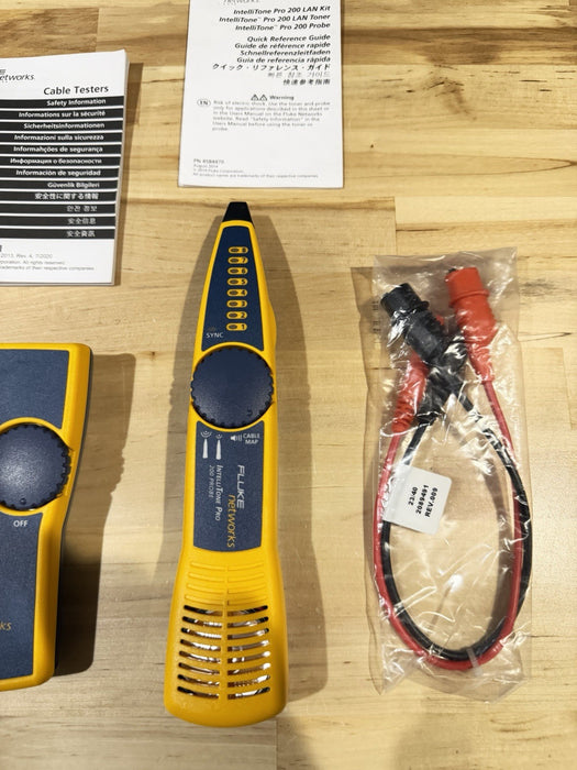FLUKE NETWORKS INTELLITONE PRO 200 LAN TONER & PROBE Kit MT-8200-60-KIT