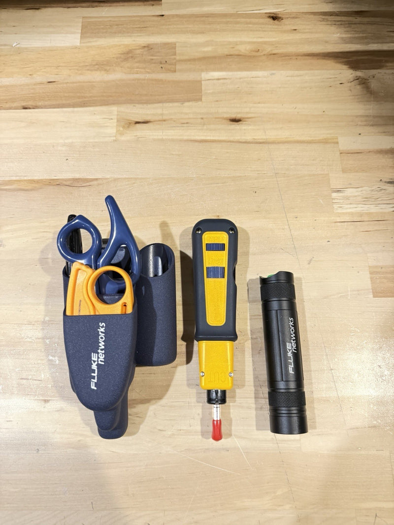 FLUKE NETWORKS 11293000 IS60 PRO TOOL KIY WITHD914S D-SNIPS & SHARPIE