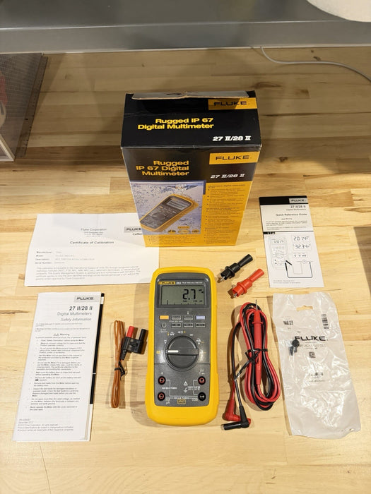 FLUKE 28 II TRUE RMS MULTIMETER (NEW FACTORY SEALED) CALIBRATED 2026 -SHIPS FAST