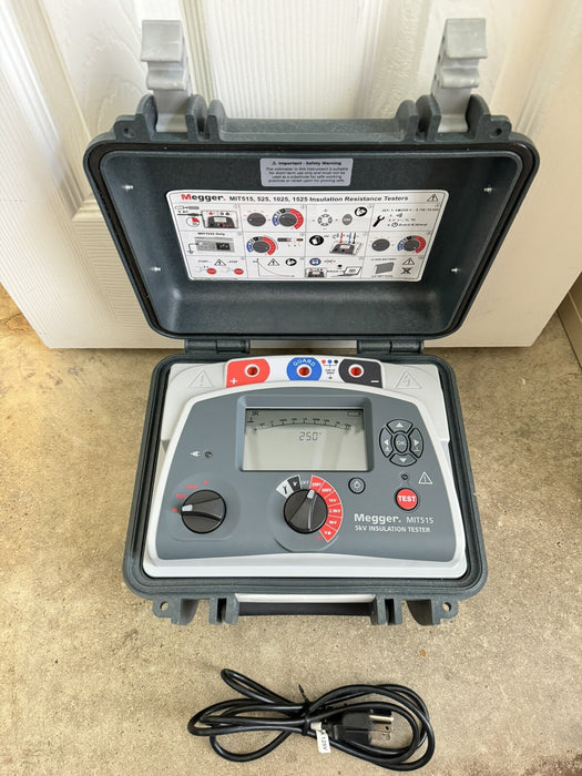 MEGGER MIT515 5KV INSULATION RESISTANCE TESTER