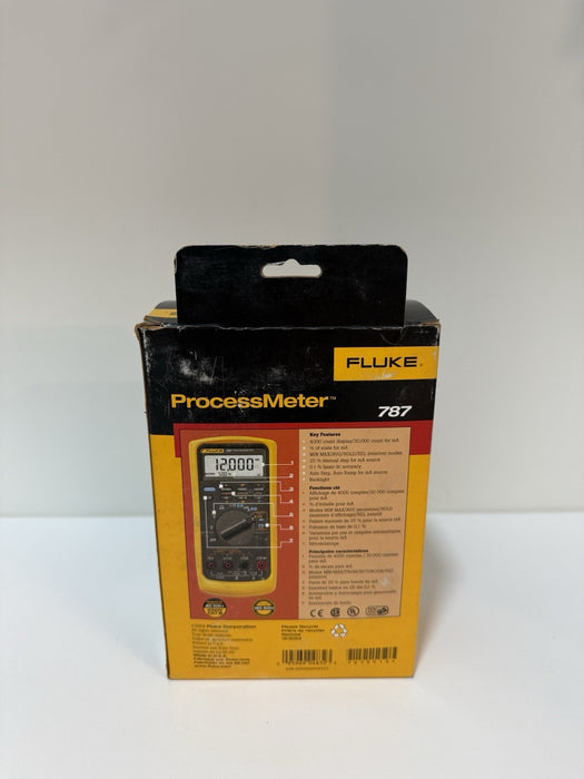 FLUKE 787 PROCESSMETER (NEW FACTORY SEALED) SHIPS FAST - FREE SHIPPING (RARE)