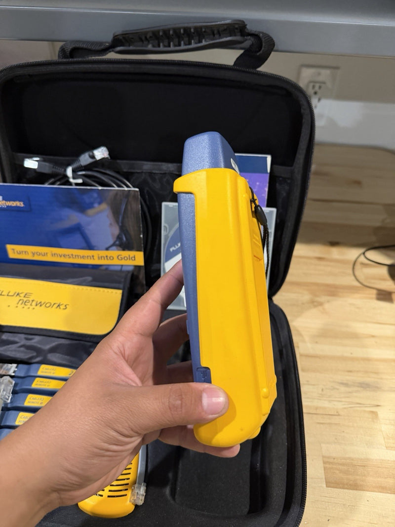 FLUKE NETWORKS CABLE IQ QUALIFICATION TESTER KIT TESTED