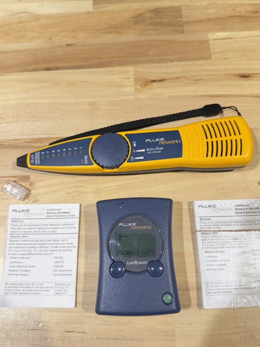 FLUKE NETWORKS LINKRUNNER WITH INTELLITONE 100 PROBE TESTED