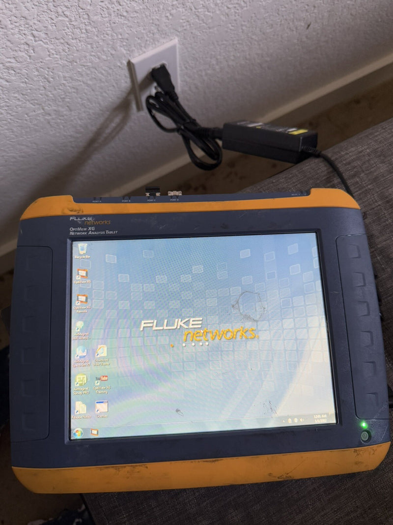 FLUKE NETWORKS OPTIVIEW XG NETWORK ANALYZER TABLET